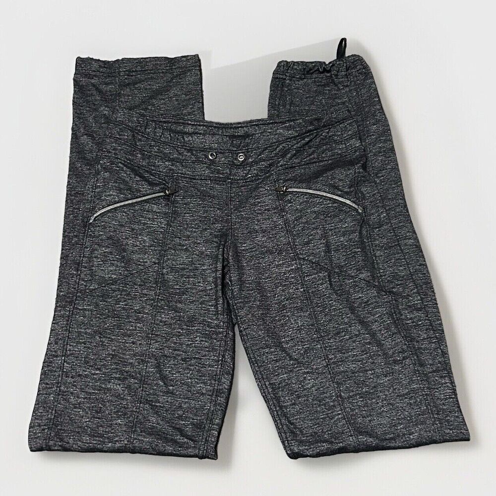 Athleta Women's Leggings Yoga Pants Zip Pockets Dark Gray (Sz XXS) 25x32 RN54023